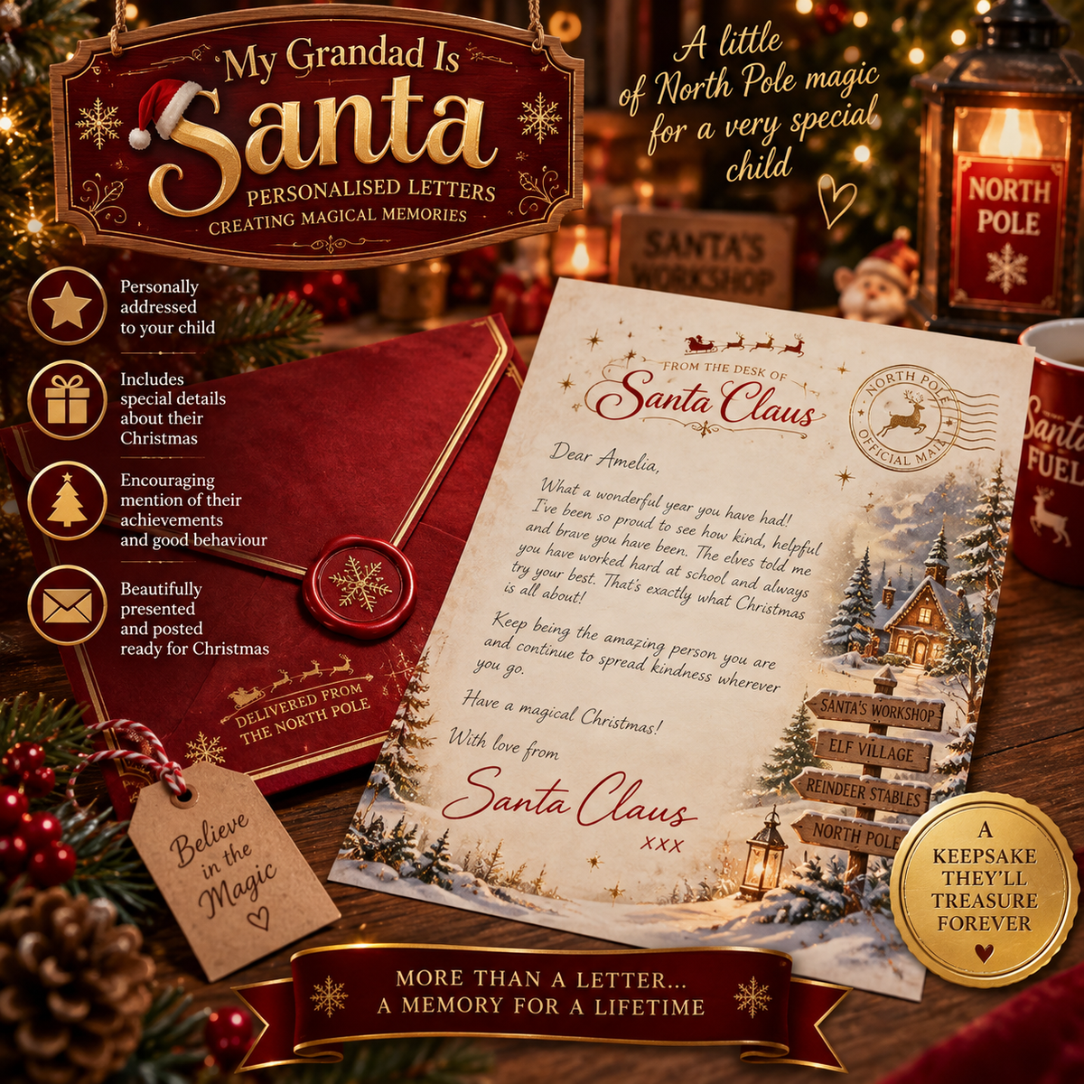 Classic Personalised Santa Letter